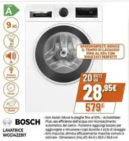 Expert BOSCH LAVATRICE WGG142ZBIT offerta