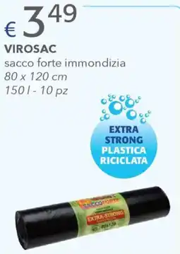 Acqua & Sapone Virosac sacco forte immondizia 1501 - 10 pz offerta