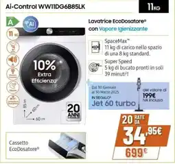 Expert SAMSUNG Ai-Control WW11DG6B85LK offerta