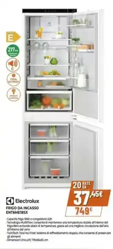 Expert Electrolux FRIGO DA INCASSO ENT6ME18SX offerta