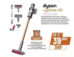 Expert dyson cyclone v10 absolute offerta