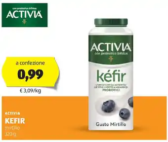 ALDI ACTIVIA KEFIR mirtillo offerta