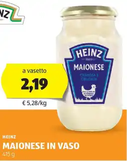 ALDI Heinz maionese in vaso offerta