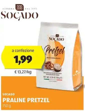 ALDI Socado praline pretzel offerta