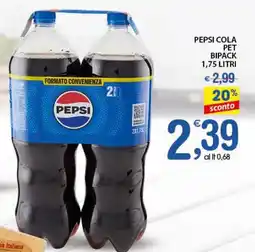 Qui Discount Pepsi cola pet bipack offerta