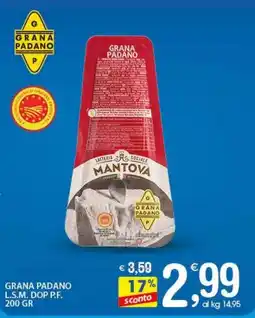 Qui Discount GRANA PADANO L.S.M. DOP P.F. offerta