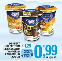 Qui Discount Dessert high protein cioccolato/ vaniglia/ caramello offerta