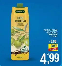 Qui Discount Olio di oliva gocciolio tetrapak offerta