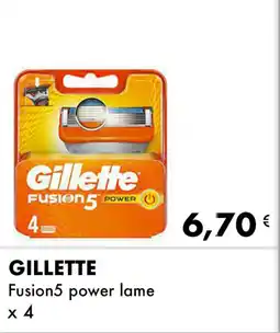 Iper Tosano GILLETTE Fusion 5 power lame offerta