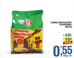 Qui Discount Farina per polenta istantanea offerta