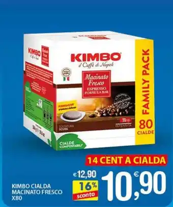 Qui Discount Kimbo cialda macinato fresco offerta