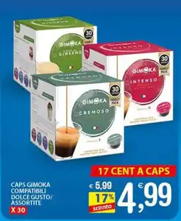 Qui Discount Caps gimoka compatibili dolce gusto/ assortite offerta