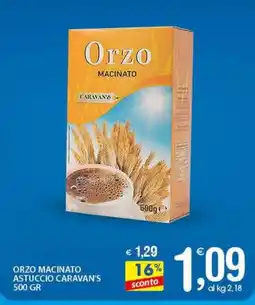 Qui Discount Orzo macinato astuccio CARAVAN'S offerta