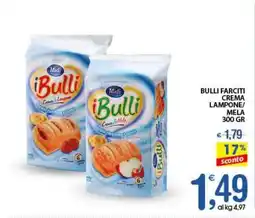 Qui Discount Bulli farciti crema lampone/ mela offerta