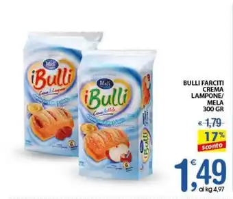 Qui Discount Bulli farciti crema lampone/ mela offerta