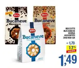 Qui Discount Biscotti bucaneve doria assortiti offerta