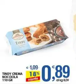 Qui Discount Tindy crema nocciola offerta