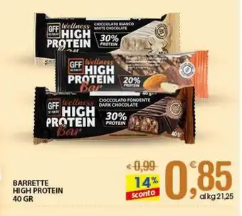 Qui Discount Barrette high protein offerta