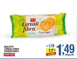 Qui Discount Biscotti cereali fibra FIORDIFORNO offerta