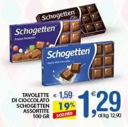 Qui Discount Tavolette di cioccolato schogetten assortite offerta