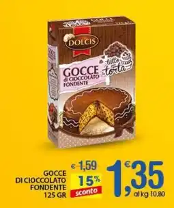 Qui Discount Gocce di cioccolato fondente offerta