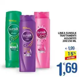 Qui Discount Linea sunsilk trattamenti assortiti offerta