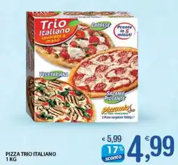 Qui Discount Pizza trio italiano offerta