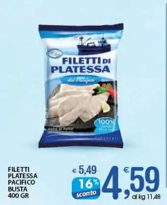 Qui Discount Filetti platessa pacifico busta offerta