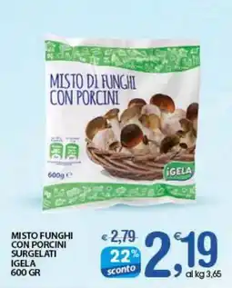 Qui Discount Misto funghi con porcini surgelati IGELA offerta