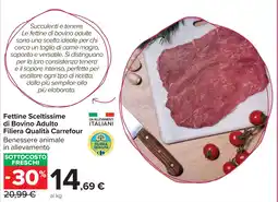 Carrefour Market Fettine Sceltissime di Bovino Adulto Filiera Qualità Carrefour offerta