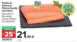 Carrefour Market Filetto di Salmone Filiera Qualità Carrefour offerta