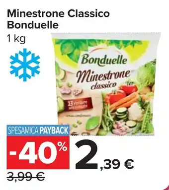 Carrefour Market Minestrone Classico Bonduelle offerta