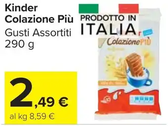 Carrefour Market Kinder Colazione Più offerta