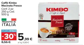 Carrefour Market Caffè Kimbo Macinato Fresco offerta