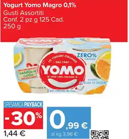 Carrefour Market Yogurt Yomo Magro 0,1% offerta