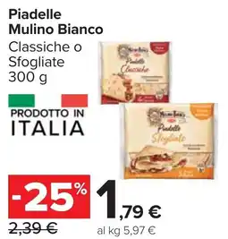 Carrefour Market Piadelle Mulino Bianco offerta