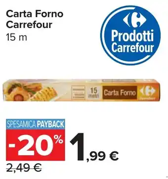 Carrefour Market Carta Forno Carrefour offerta