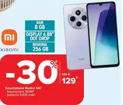 Carrefour Smartphone Redmi 14C offerta