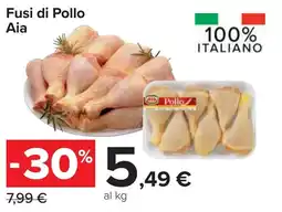 Carrefour Fusi di Pollo Aia offerta