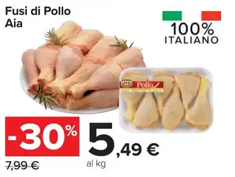 Carrefour Fusi di Pollo Aia offerta