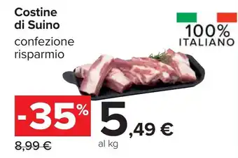 Carrefour Costine di Suino offerta