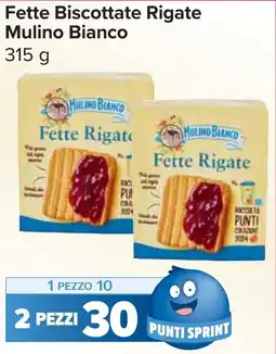 Carrefour Market Fette Biscottate Rigate Mulino Bianco offerta