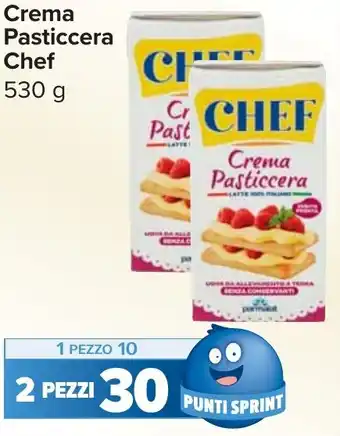 Carrefour Market Crema Pasticcera Chef offerta