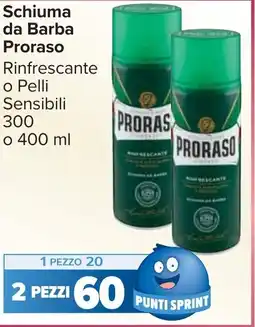 Carrefour Market Schiuma da Barba Proraso offerta