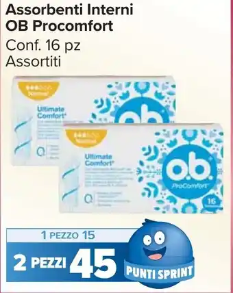 Carrefour Market Assorbenti Interni OB Procomfort offerta