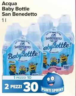 Carrefour Market Acqua Baby Bottle San Benedetto offerta