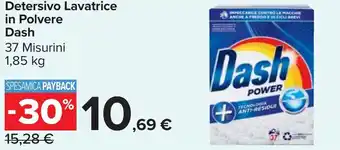 Carrefour Market Detersivo Lavatrice in Polvere Dash offerta