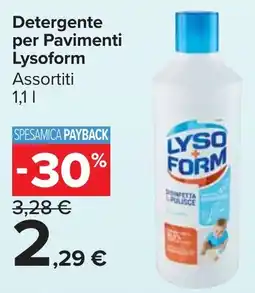 Carrefour Market Detergente per Pavimenti Lysoform offerta