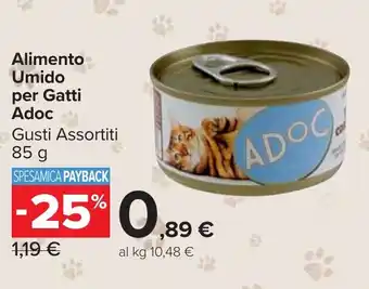 Carrefour Market Alimento Umido per Gatti Adoc offerta