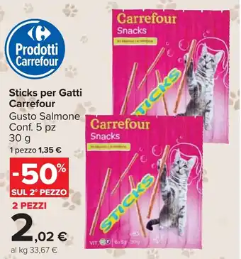 Carrefour Market Sticks per Gatti Carrefour offerta